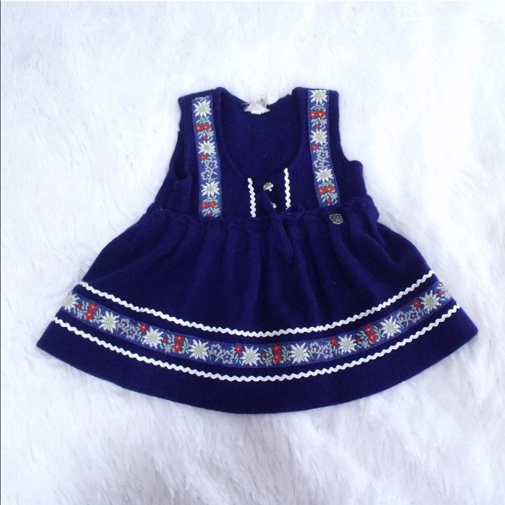 Original infant baby Alpenlandische Dirndl Dress